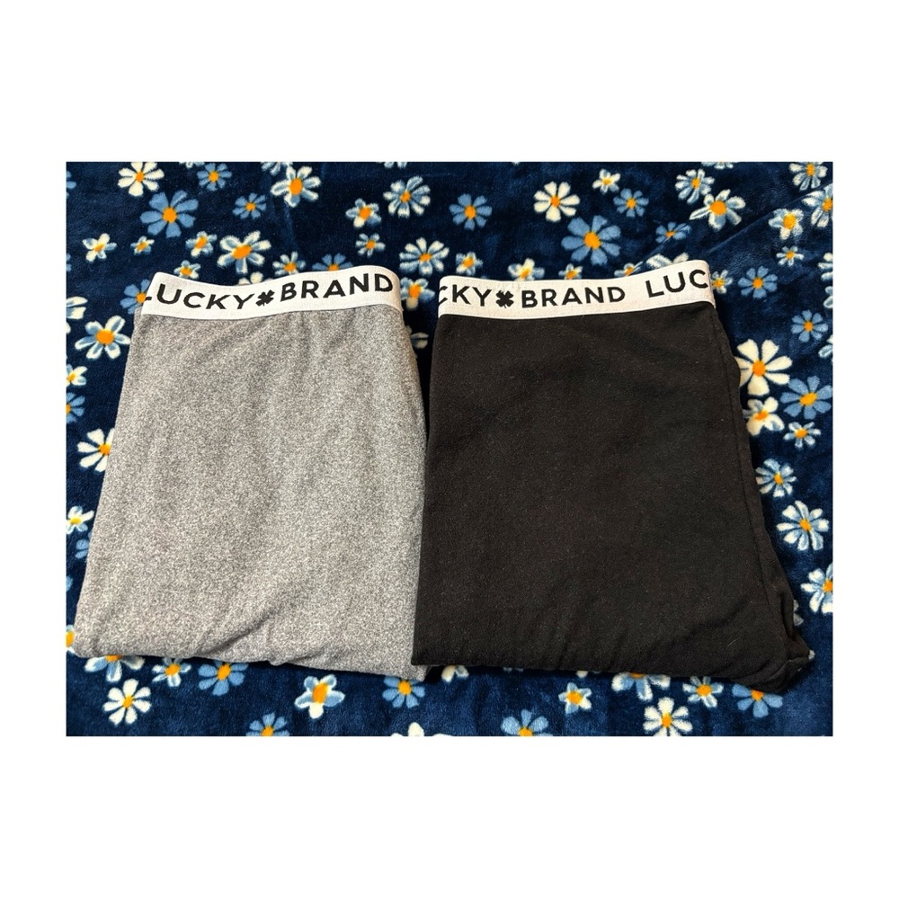 2 Pairs of Women’s Lucky Brand Cozy Leggings- Size XL
